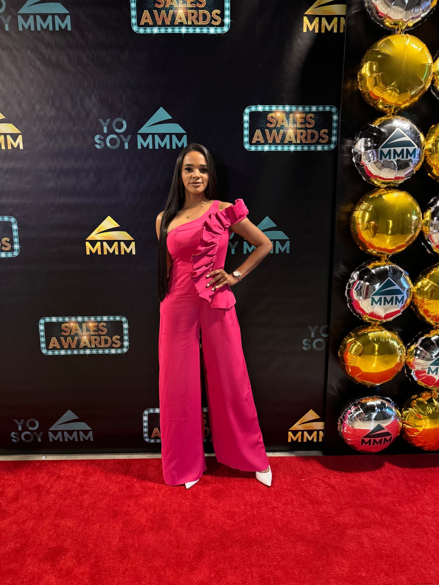 Magenta Jumpsuit