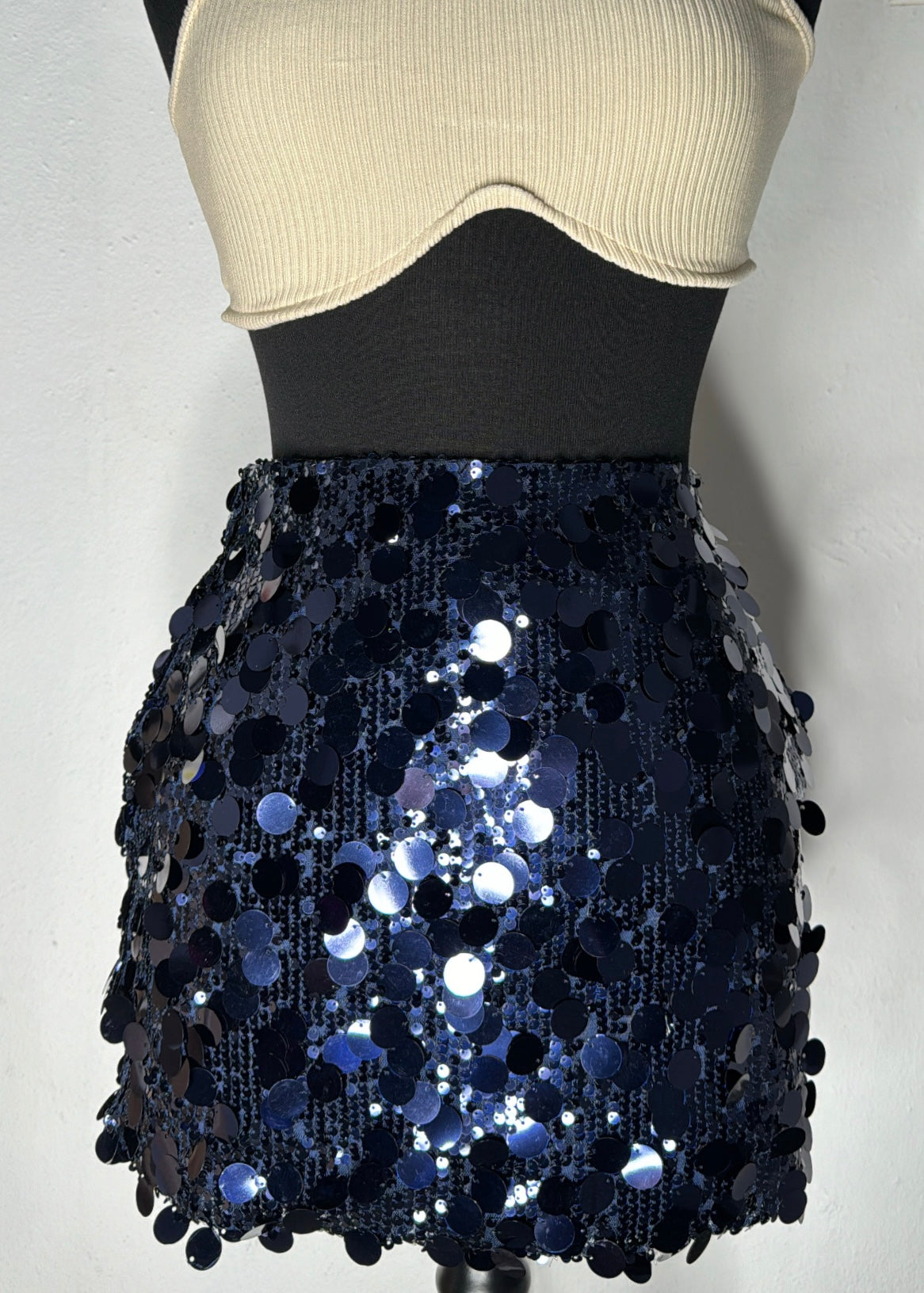 Sequin Mini Skirt