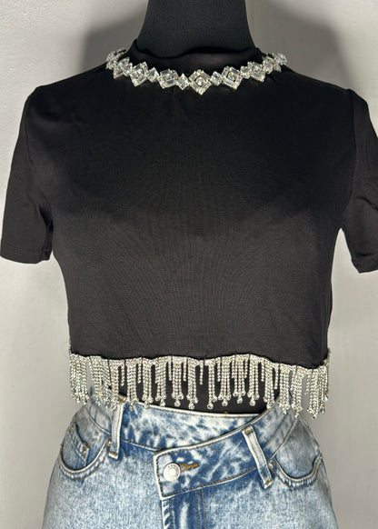 Black Top with Rhinestones