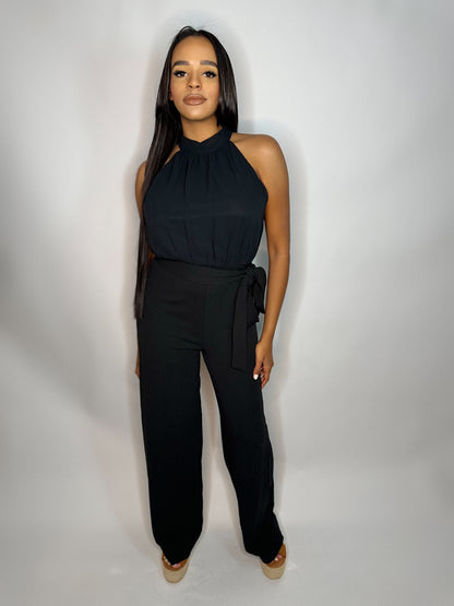 Mock Neck Jumpsuit